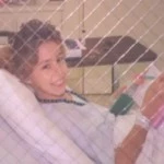 10 Year old Lindsey Wilkerson in hospital bed 10 Year old Lindsey Wilkerson in hospital bed