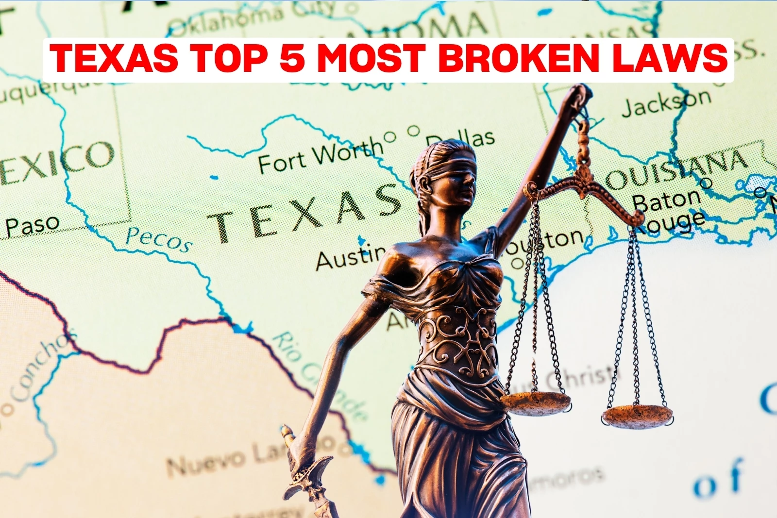 Top 5 Non-Driving Laws Texans Break the Most!
